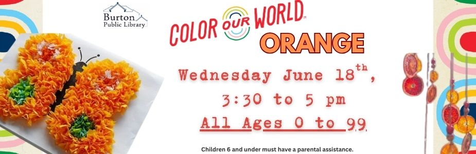 Color your world ORANGE