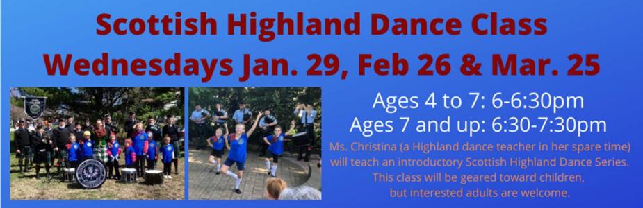 Scottish Highland Dance Class with Ms. Christina