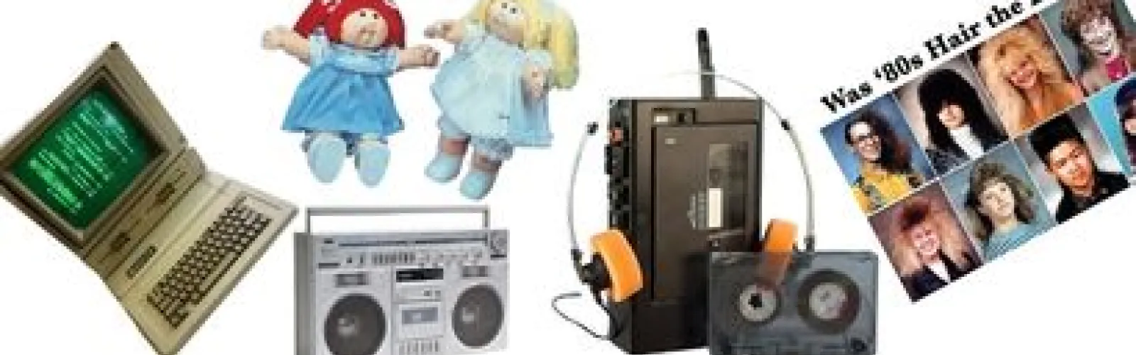 Various artifacts from the 1980's.